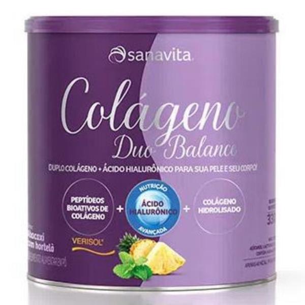 Imagem de Kit 3X Colágeno Duo Balance Sanavita ( Hidrolisado + Verisol e Ácido Hialurônico ) - Pele e corpo