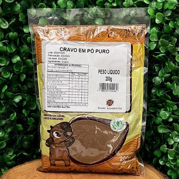 Kit 3X: Cravo Da Índia Em Pó Tainá Alimentos 200G Imagem de Kit 3X: Cravo Da Índia Em Pó Tainá Alimentos 200G
