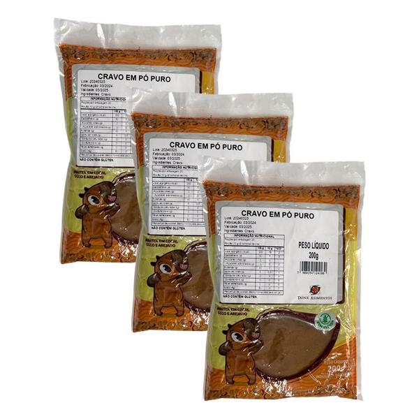 Kit 3X: Cravo Da Índia Em Pó Tainá Alimentos 200G Imagem de Kit 3X: Cravo Da Índia Em Pó Tainá Alimentos 200G