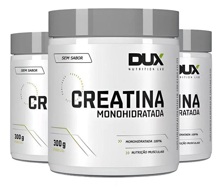 Imagem de KIT 3X CREATINA MONOHIDRATADA (300g) DUX NUTRITION