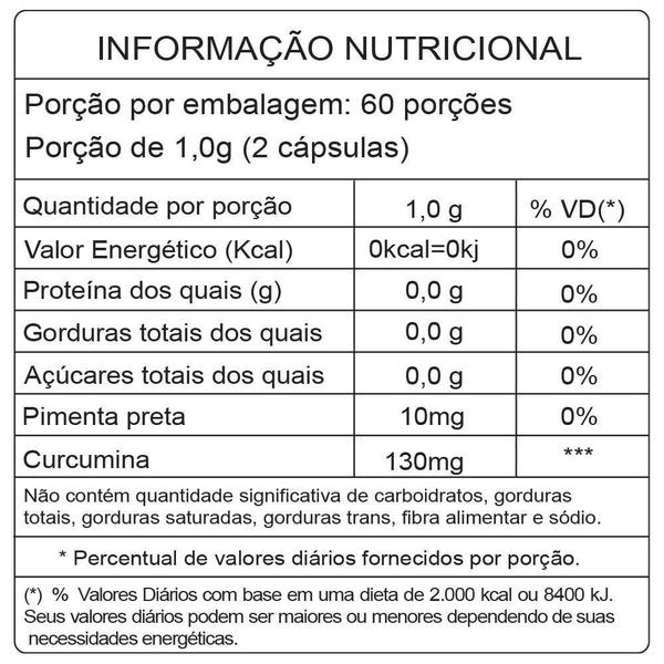 Imagem de Kit 3X Curcumina Com Pimenta Preta Prime Ervas