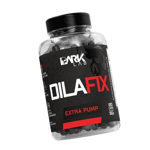 Imagem de Kit 3x Dilafix Extra Pump Vasodilatador 120 Capsulas Dark Lab