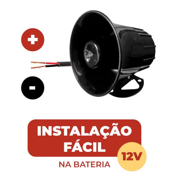 Imagem de Kit 3x Dni3300 Sirene Para Moto De Vigia Noturno Frete Free