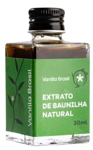 Kit 3X: Extrato de Baunilha Natural Vanilla Brasil 30ml Imagem de Kit 3X: Extrato de Baunilha Natural Vanilla Brasil 30ml