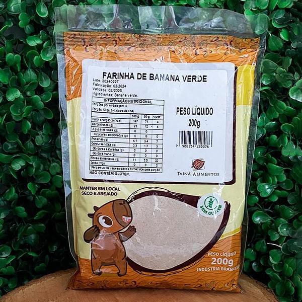 Kit 3X: Farinha De Banana Verde Tainá Alimentos 200G Imagem de Kit 3X: Farinha De Banana Verde Tainá Alimentos 200G