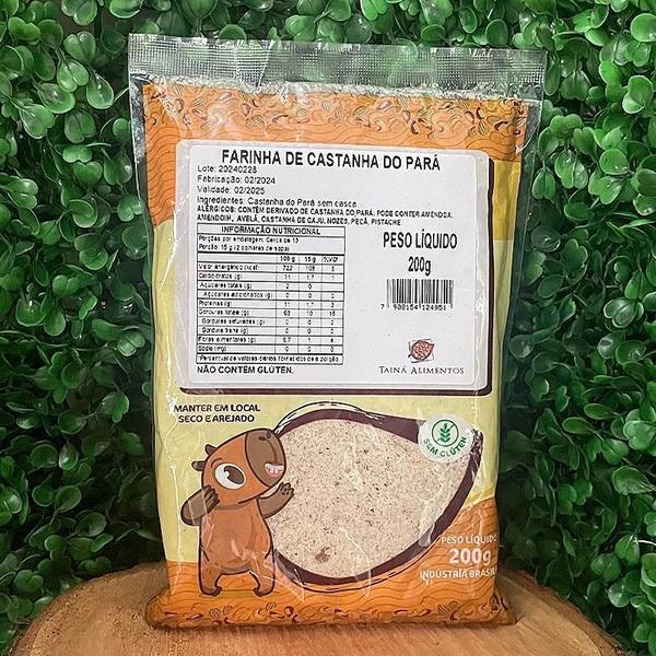 Imagem de Kit 3X: Farinha De Castanha Do Pará Tainá Alimentos 200G