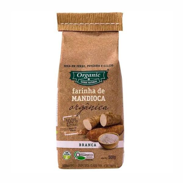 Imagem de Kit 3X: Farinha de Mandioca Branca Orgânica Organic 500g