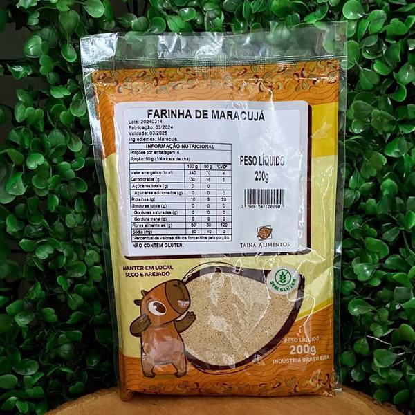 Imagem de Kit 3X: Farinha De Maracujá Tainá Alimentos 200G