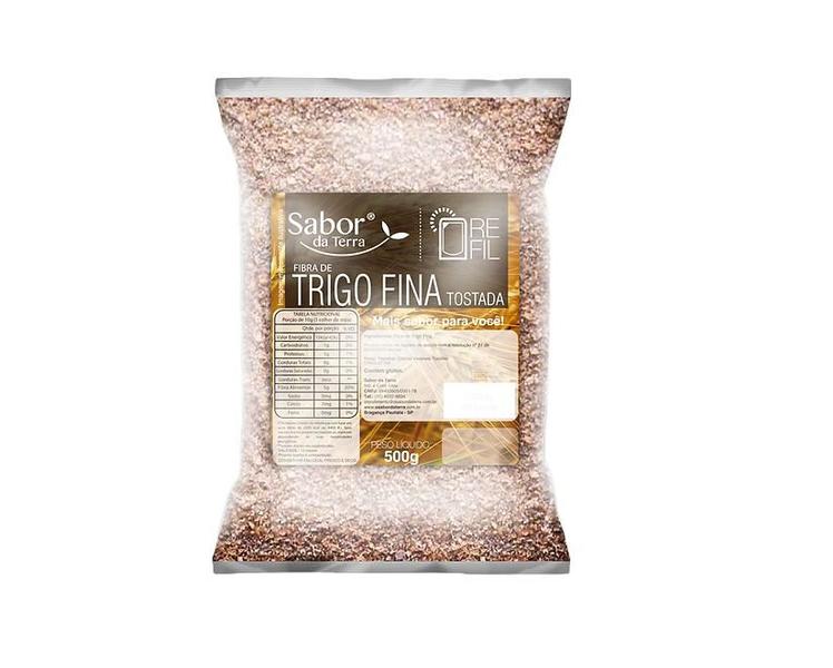 Kit 3X: Fibra de Trigo Fina Tostada Sabor da Terra 400g Imagem de Kit 3X: Fibra de Trigo Fina Tostada Sabor da Terra 400g