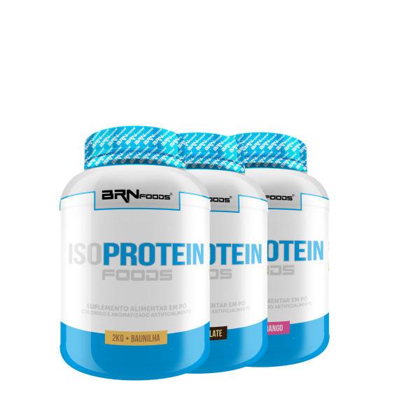 Imagem de Kit 3x Iso Protein Foods 2kg   BRNFOODS