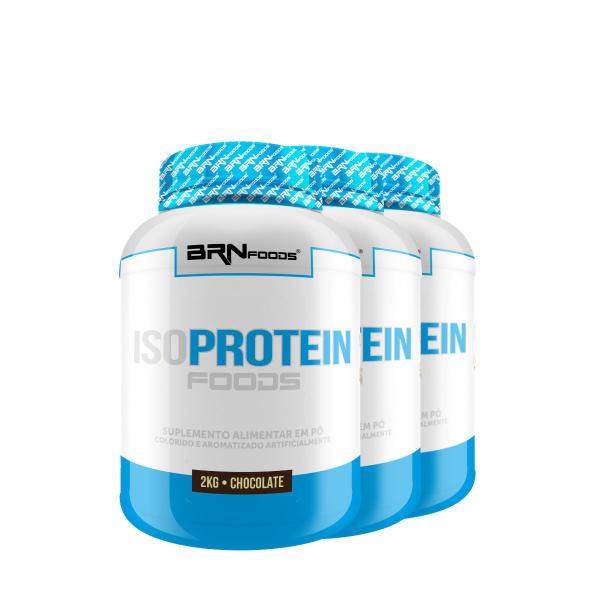 Imagem de Kit 3x Iso Protein Foods 2kg   BRNFOODS