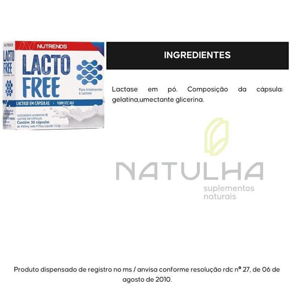 Imagem de Kit 3X Lactofree Enzima Lactase 9.000 U.Fcc 30 Cápsulas