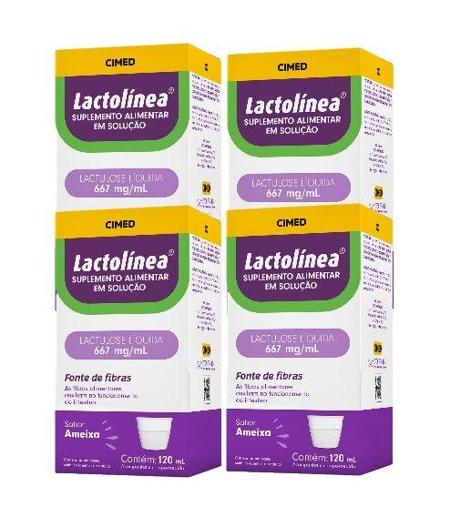 Imagem de Kit 3x Lactolínea Sabor Ameixa C/120Ml - Cimed