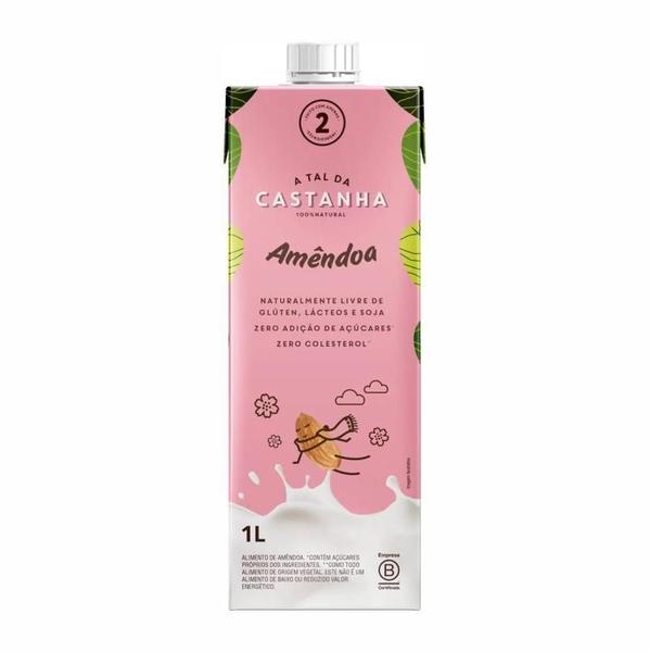 Kit 3X: Leite Vegetal Amêndoa A Tal Da Castanha 1L Imagem de Kit 3X: Leite Vegetal Amêndoa A Tal Da Castanha 1L