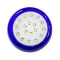 Imagem de kit 3x Luminária Piscina Led Smd Ø80mm 18w Luz 6500k acabamento Azul St1076