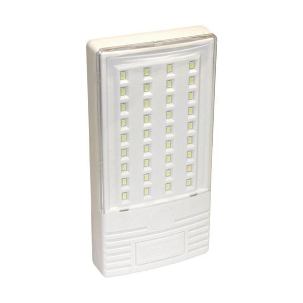 Imagem de Kit 3x luminarias Emergência Luxsafe 350 Lúmens WIDE 36 Leds 3 Horas 50m²