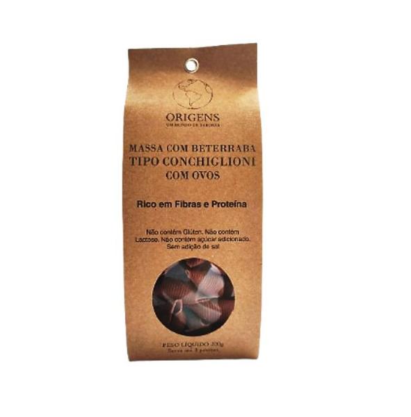Kit 3X: Macarrão Conchiglioni Com Beterraba Sem Glúten Origens 200g Imagem de Kit 3X: Macarrão Conchiglioni Com Beterraba Sem Glúten Origens 200g