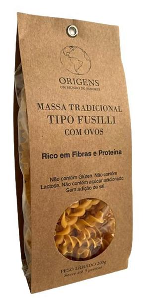 Kit 3X: Macarrão Fusilli Tradicional Sem Glúten Origens 200g Imagem de Kit 3X: Macarrão Fusilli Tradicional Sem Glúten Origens 200g