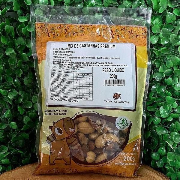 Kit 3X: Mix De Castanhas Premium Tainá Alimentos 200G Imagem de Kit 3X: Mix De Castanhas Premium Tainá Alimentos 200G