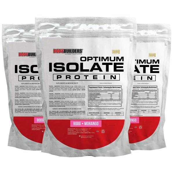 Imagem de Kit 3X Optimum Isolate Whey Protein 900G - Bodybuilders