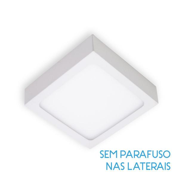 Imagem de Kit 3x Painel Plafon Led 8w Luminária Sobrepor 9x9cm Branco Frio 6000K St1044