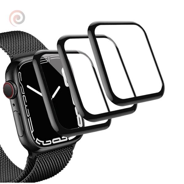 Imagem de Kit 3x Pelicula 3d Nano Reforçada Apple Watch Series 7 41 45