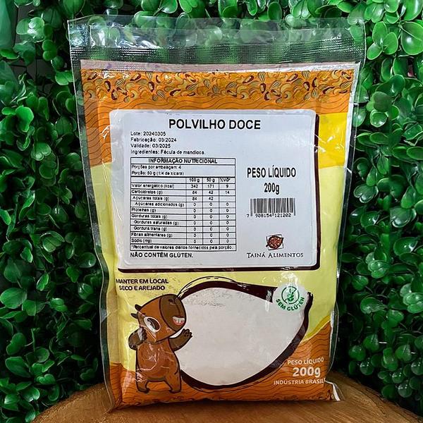 Kit 3X: Polvilho Doce Tainá Alimentos 200g Imagem de Kit 3X: Polvilho Doce Tainá Alimentos 200g