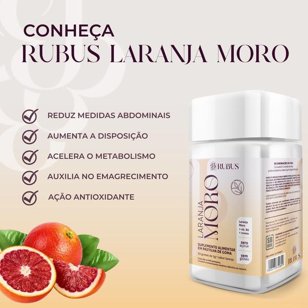 Kit 3x - rubus laranja moro gummy - 30 gomas Imagem de Kit 3x - rubus laranja moro gummy - 30 gomas