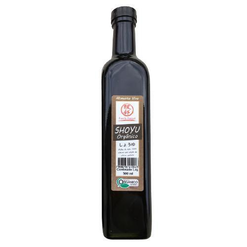 Kit 3X: Shoyu de Soja Orgânico Família Hattori 500ml Imagem de Kit 3X: Shoyu de Soja Orgânico Família Hattori 500ml