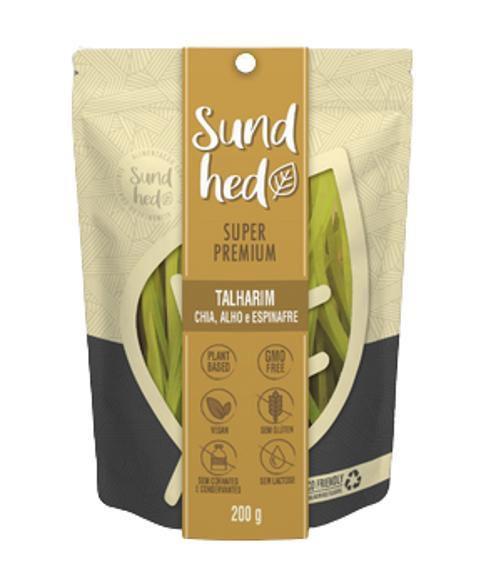 Kit 3X: Talharim Chia/Alho/Espinafre Sem Glúten Sundhed 200G Imagem de Kit 3X: Talharim Chia/Alho/Espinafre Sem Glúten Sundhed 200G