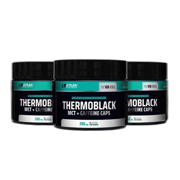 Imagem de Kit 3X Thermoblack Mct + Caffeine Caps - 120 Cápsulas