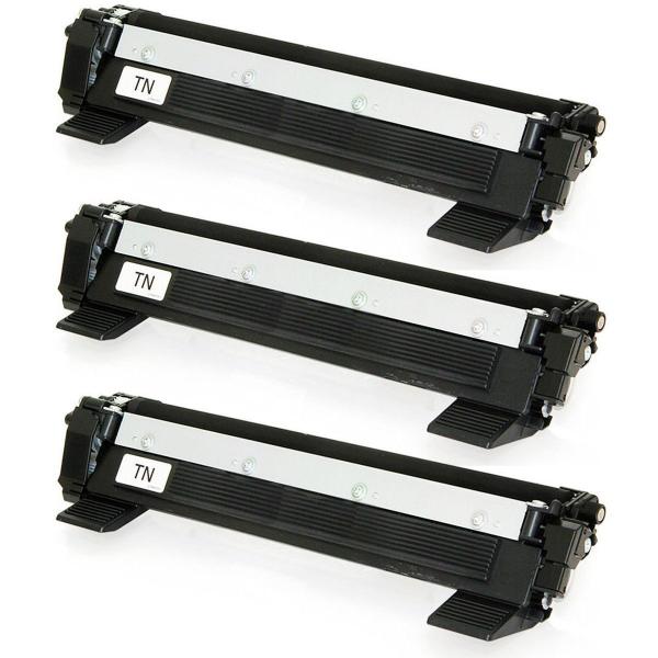 Imagem de Kit 3x Toner TN1060 Substituição para DCP1612w HL1112e HL1210w HL1212w MFC1810e DCP1617nw Preto 1k