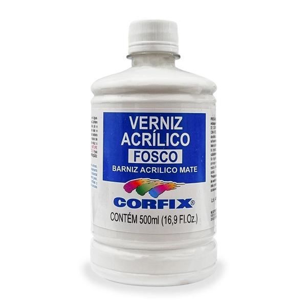 Imagem de Kit 3x Verniz Acrílico Fosco 500ml Corfix