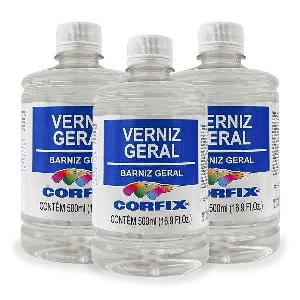 Imagem de Kit 3x Verniz Geral 500ml Corfix