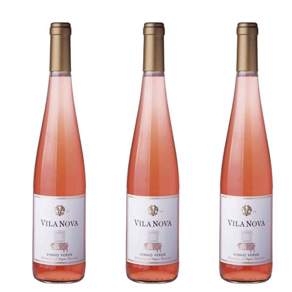 Imagem de Kit 3x Vinho Rosé Português Vila Nova 750ml 2018