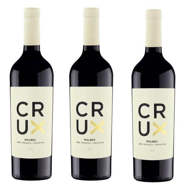 Imagem de Kit 3x Vinhos Argentino Crux Malbec Mendoza