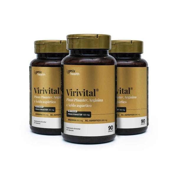 Imagem de Kit 3X Virivital - 90 Cápsulas