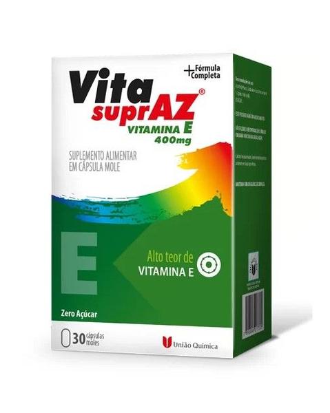 Imagem de Kit 3x Vita SuprAZ Vitamina E 400mg 30 Cáp - União Química