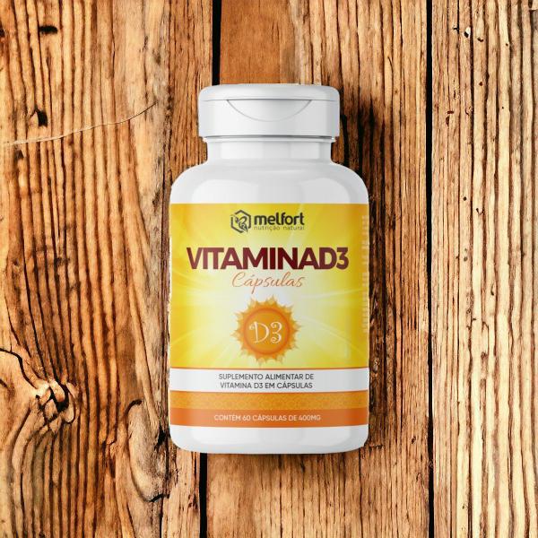 Imagem de kit 3x VITAMINA D3 - 2000 UI 400MG 60CPS MELFORT A