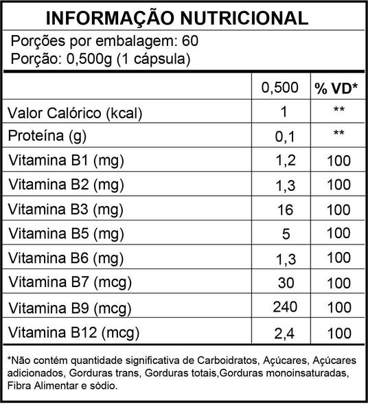 Imagem de Kit 3x Vitaminas Complexo B 60 Cápsulas