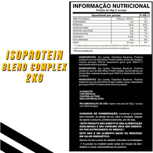 Imagem de Kit 3x Whey Protein Isolado Iso Blend Complex 2Kg - Pretorian