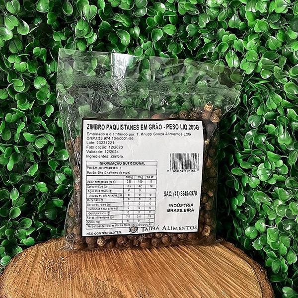 Kit 3X: Zimbro Em Grão Tainá Alimentos 200G Imagem de Kit 3X: Zimbro Em Grão Tainá Alimentos 200G
