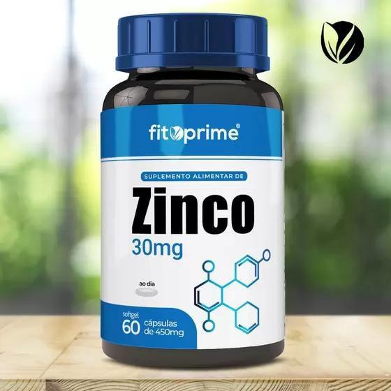 Imagem de Kit 3x Zinco 30mg Fitoprime 60 Cápsulas