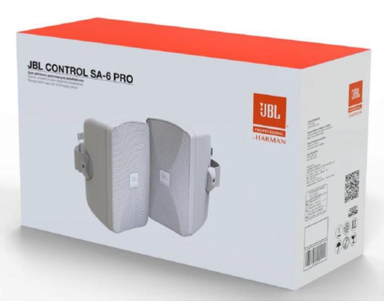 Imagem de Kit 4.1 Caixa JBl Control SA-PRO C-SA5 Branca +CUBE 8 Branco