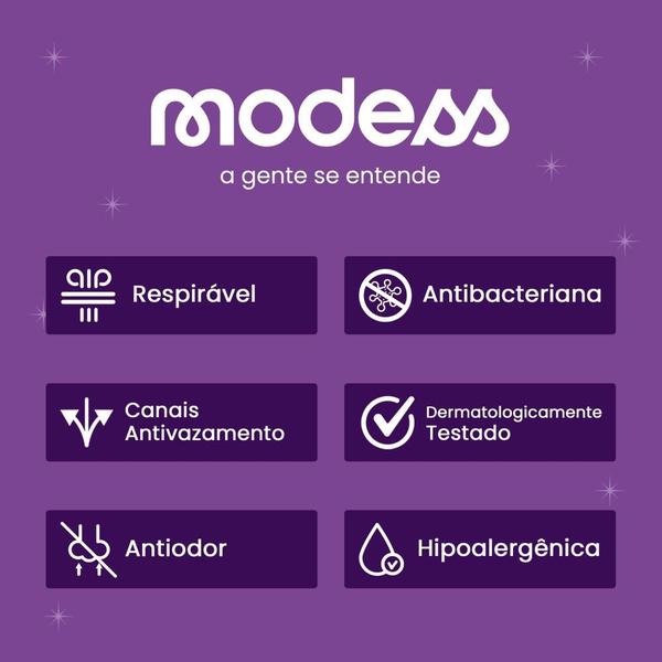 Imagem de Kit 4 Absorventes Modess Malha Suave com Abas 16un cada