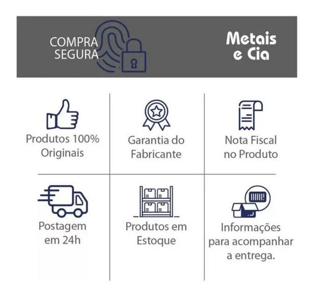 Kit 4 Acabamento Registro Quadrado Luxo 3/4 Deca C81 - Metais e Cia Imagem de Kit 4 Acabamento Registro Quadrado Luxo 3/4 Deca C81