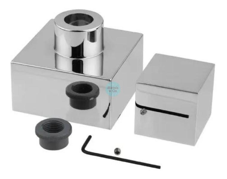 Kit 4 Acabamento Registro Quadrado Luxo 3/4 Deca C81 - Metais e Cia Imagem de Kit 4 Acabamento Registro Quadrado Luxo 3/4 Deca C81