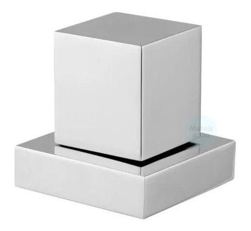 Kit 4 Acabamento Registro Quadrado Luxo 3/4 Deca C81 - Metais e Cia Imagem de Kit 4 Acabamento Registro Quadrado Luxo 3/4 Deca C81