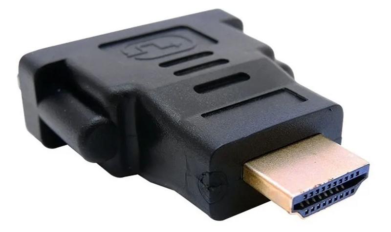 Imagem de Kit 4 Adaptador Dvi 24+5 FemeaXHdmi Macho 19 Pinos Dvid245m