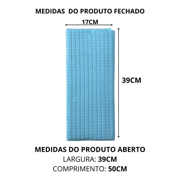 Imagem de Kit 4 Aparador Escorredor Tapete de Louça 40x50cm Lavável